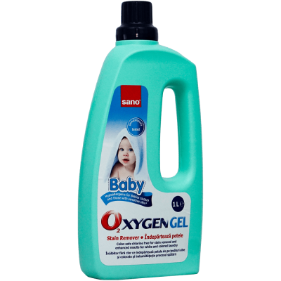 Solutie pentru indepartarea petelor Sano Oxygen Gel Baby 1 litru